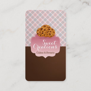 Bakery Cookies Sweet Business Visitkort