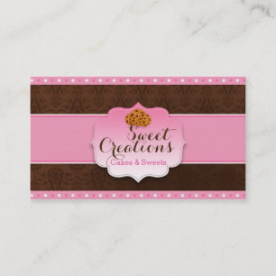 Bakery Cookies Sweet Business Visitkort