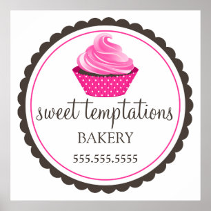 Bakery Cuptårta Poster