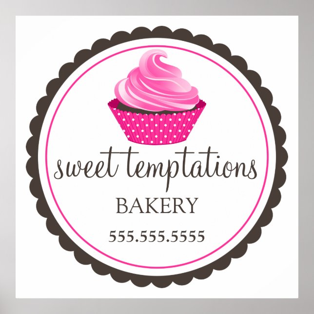 Bakery Cuptårta Poster (Framsidan)