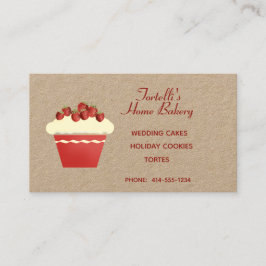 Bakery Cuptårta Visitkort