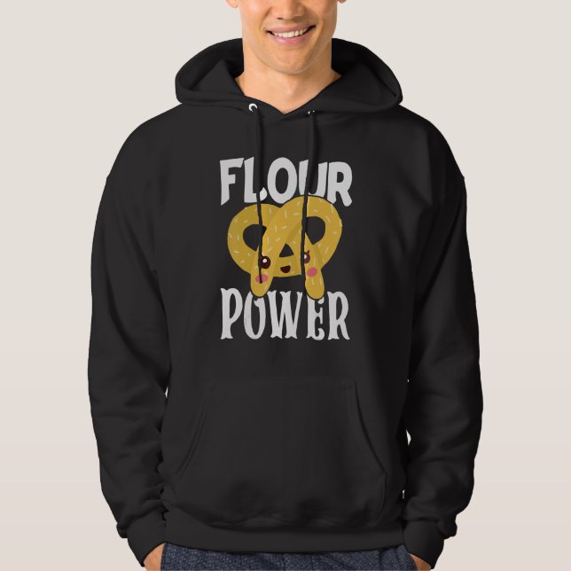 Bakery Donut Baking Flour Power Confectioner Cake  Hoodie (Framsida)