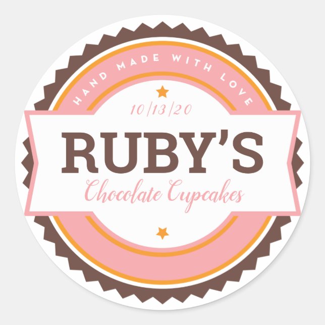 Bakery Etikett Kök Klistermärke (Framsida)