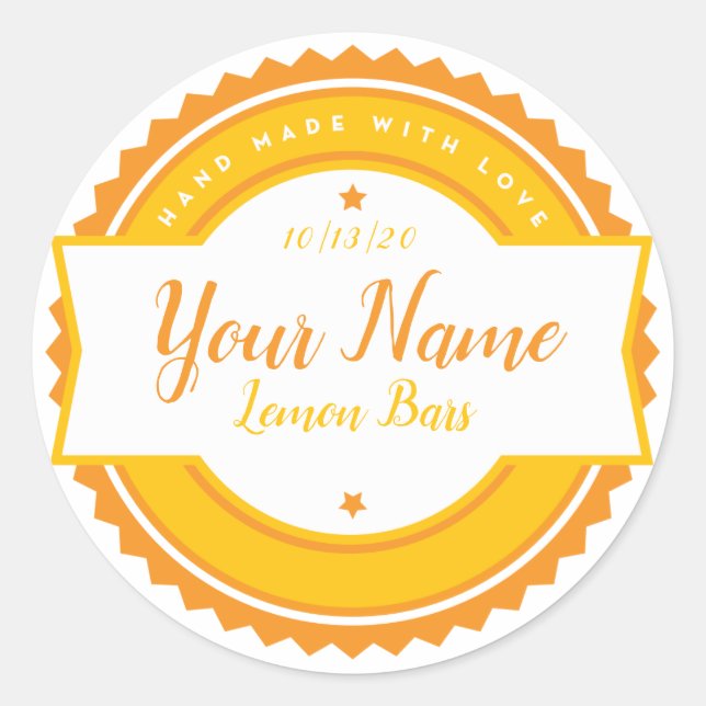 Bakery Etikett Köksetikett (Framsida)