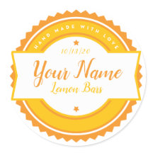 Bakery Etikett Köksetikett