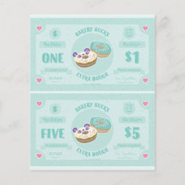 Bakery Extra Dough Play Money Flygblad