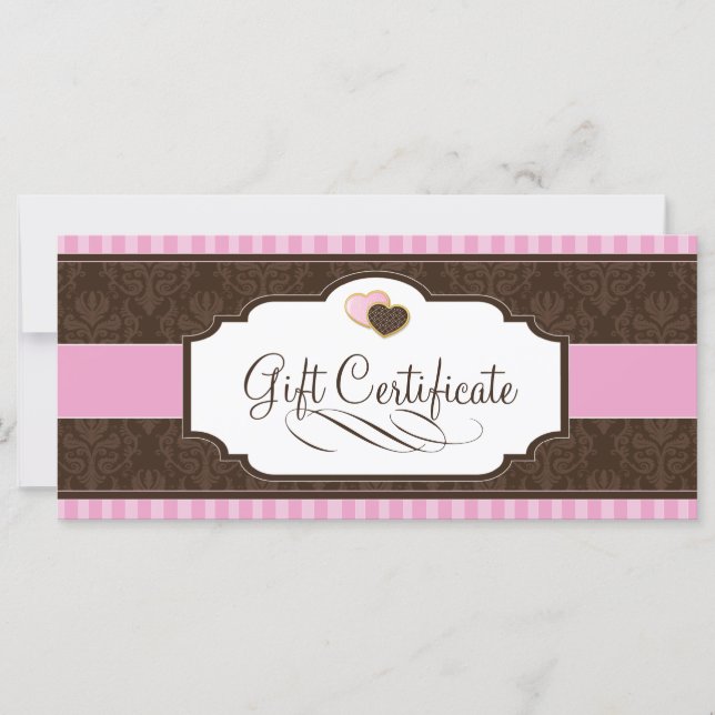 BAKERY GIFT CERTIFICATE (Framsida)