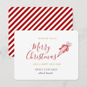Bakery God jul Business Helgdag Card Julkort