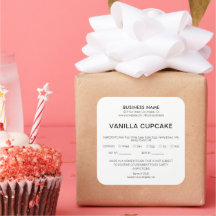 Bakery Home Legal Licence Allergy White