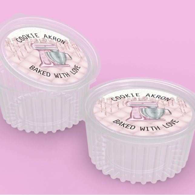 Bakery Konditori Frosting Drips Cookie Etikett (Skapare uppladdad)