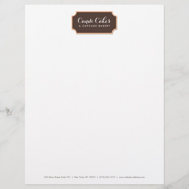 Bakery Letterhead Brevhuvud (Framsida)