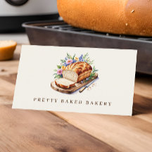 Bakery Modern Watercolor Bread