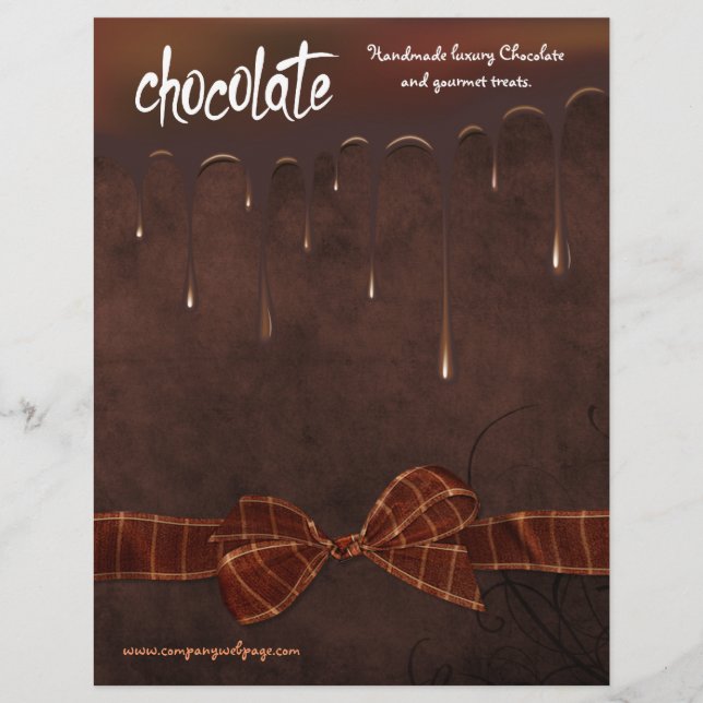 Bakery och Chocolatier Bake Sale Flyer (Framsidan)