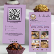 Bakery Professionell Modern Lila Instagram
