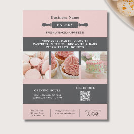 Bakery Rolling Pin Business Marknadsföring Reklamblad
