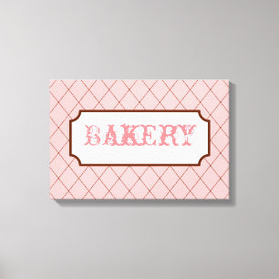 Bakery Sign Väggkonst Canvastryck