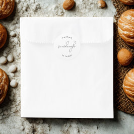 Bakery Stickers Runt Klistermärke