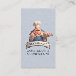 Bakery Store Pastry Chef Desserts Sweets Cake Shop Visitkort