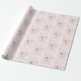bakery verktygsmönster presentpapper
