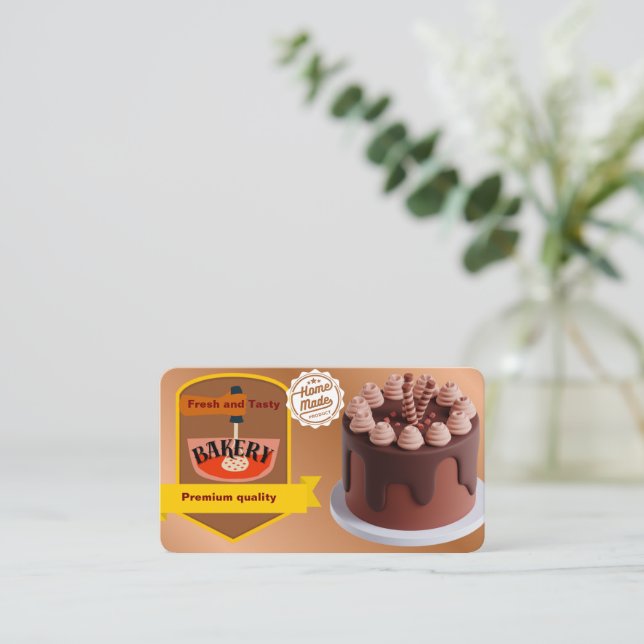 bakery visitkort (Stående Fram)