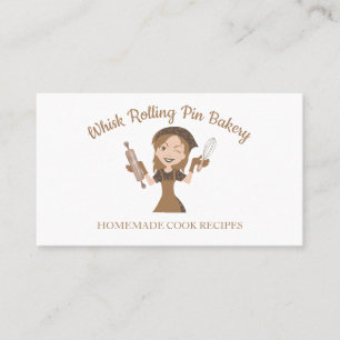 Bakery Visp Rullningsplatta Brun Logotyp Visitkort