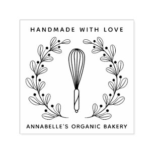 Bakery Whisk Wand Självfärgande Stämpel