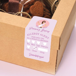 Bakery Woman Food Safety Allergy Alert Bakery Fraktsedel