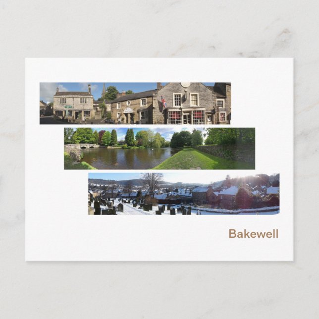 Bakewell Panoramas Vykort (Framsida)