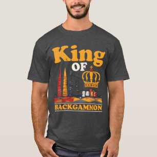 Bakgammon Player Strategy Board Game Dice Game fu T Shirt