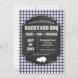 Bakgård BBQ i flottan Inbjudningar