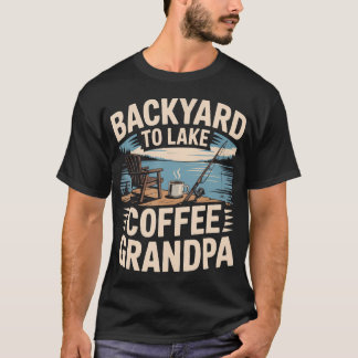 Bakgård Till Sjö Kaffe Farfar T Shirt