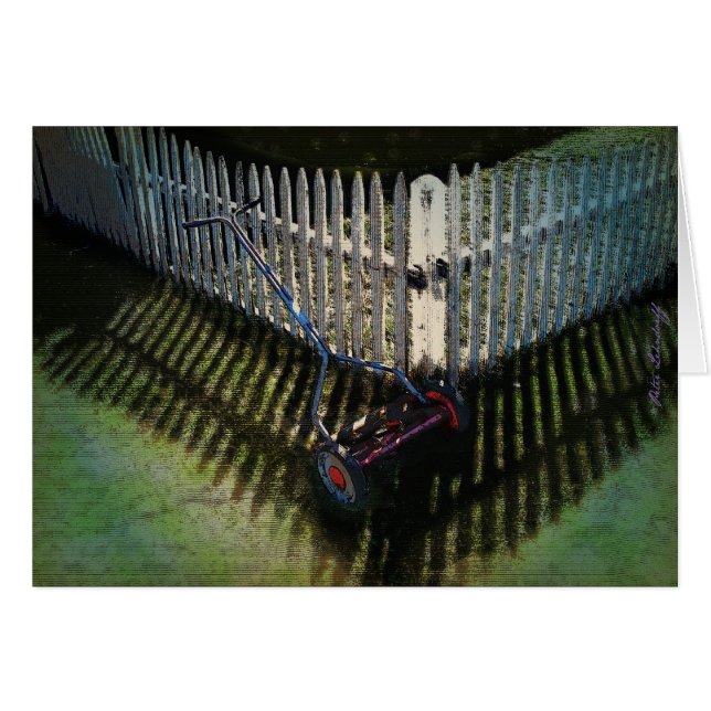 Bakgårdmåne   ~Carl Sandburg OBS Kort (Framsidan Horizontal)