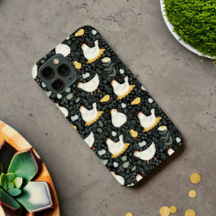 Bakgårdshönsmamma Mörk Botanisk iPhone