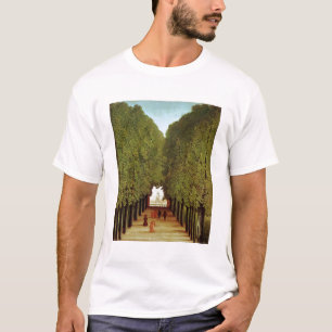 Bakgata i parkera av Sanktt-Moln, 1908 (olja på T Shirt