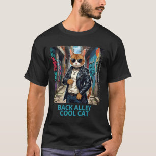 Bakgata katt tuff kattja vildkatt t shirt