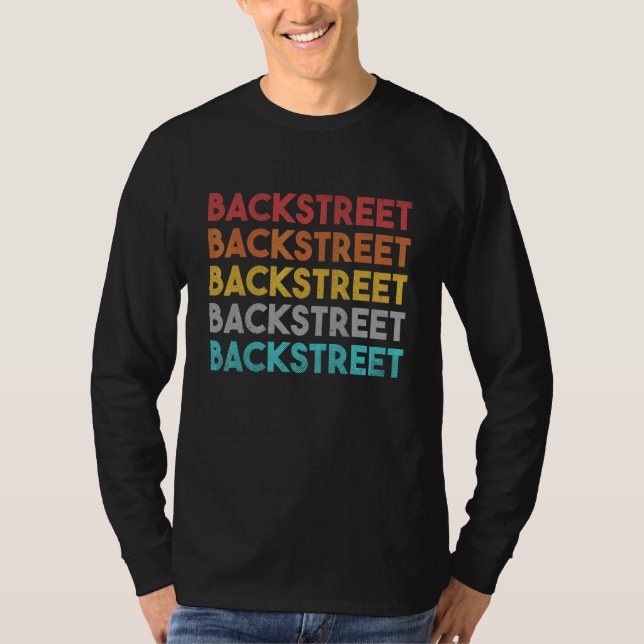 Bakgata Retro Vintage T Shirt (Framsida)