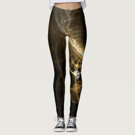 Bakgrund 2 för Fractal Abstrakt Leggings