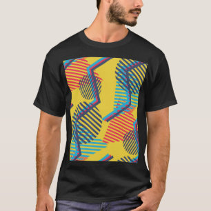 Bakgrund, abstraktens geometriska struktur. t shirt