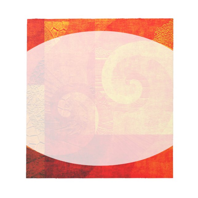 Bakgrund Antique Spiral Anteckningsblock (Framsida)