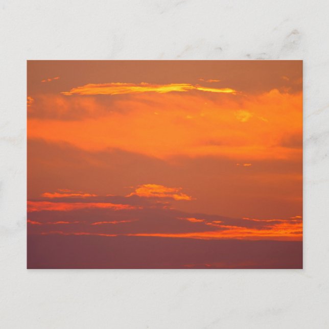 Bakgrund av färgrik himmel. vykort (Framsida)