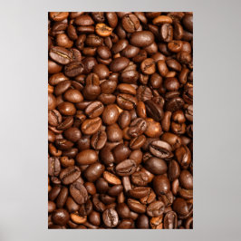 bakgrund av kaffebönor poster
