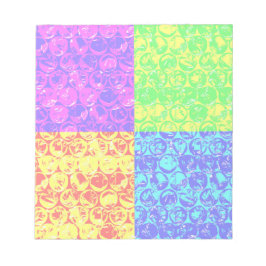 Bakgrund av regnbåge anteckningsblock