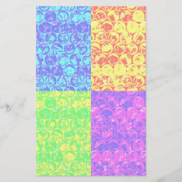 Bakgrund av regnbåge brevpapper