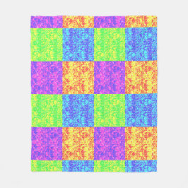 Bakgrund av regnbåge fleecefilt