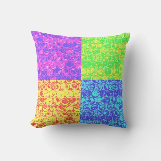 Bakgrund av regnbåge kudde (Framsida)