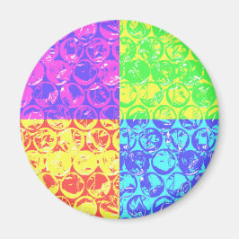 Bakgrund av regnbåge magnet