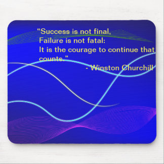 Bakgrund Blått med Vinkara Musmatta