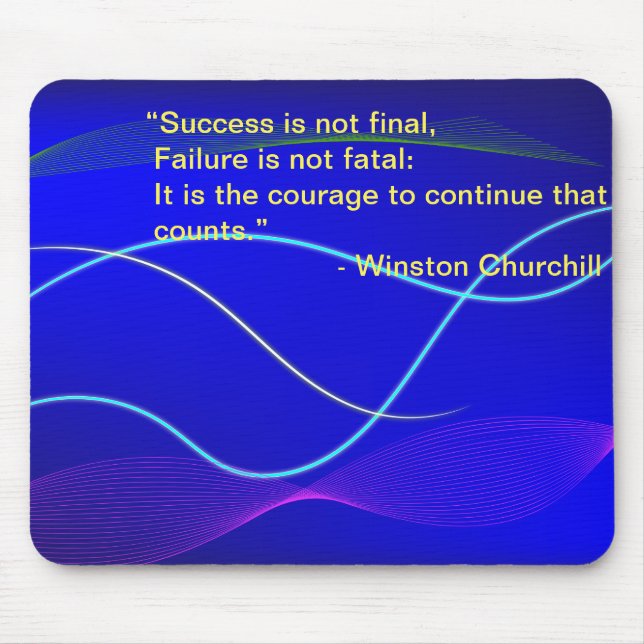 Bakgrund Blått med Vinkara Musmatta (Framsidan)