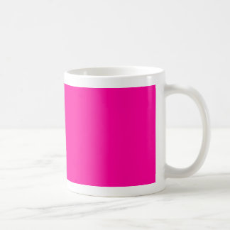 Bakgrund Färg FF0099 Fuchsia Magenta Shock rosa Kaffemugg