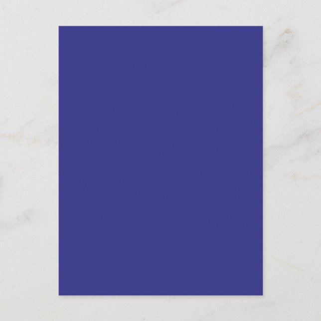 Bakgrund Färg - Royal Blue Vykort (Framsida)